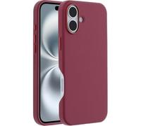 OtterBox Symmetry Series Cactus Leather MagSafe Case for iPhone 16 Plus, Shockproof, Drop proof, Protective Thin Case, 3x Tested to Military Standard, Red