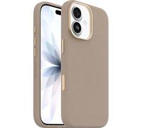 OtterBox Symmetry Series Cactus Leather MagSafe Case for iPhone 17, Shockproof, Drop proof, Protective Thin Case, 3x Tested to Military Standard, Grey