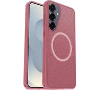 OtterBox Symmetry Series Clear Case with Magnets for Samsung Galaxy S25+, Shockproof, Drop proof, Protective Thin Case, 3x Tested to Military Standard, Pink