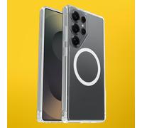 OtterBox Symmetry Series Clear Case with Magnets for Samsung Galaxy S25 Ultra, Shockproof, Drop proof, Protective Thin Case, 3x Tested to Military Standard, Clear