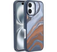 OtterBox Symmetry Series MagSafe Case for iPhone 16, Shockproof, Drop proof, Protective Thin Case, 3x Tested to Military Standard, Desert Marble