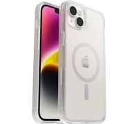 OtterBox Symmetry+ Clear Case for iPhone 14 Plus for MagSafe, Shockproof, Drop proof, Protective Thin Case, 3x Tested to Military Standard, Antimicrobial Protection, Clear