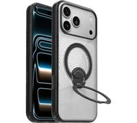 OtterBox Symmetry Stand Case for iPhone 18 Pro Max/17 Pro Max, Clear/Black | Shockproof, Drop proof, Protective Thin Case, 3x Tested to Military Standard