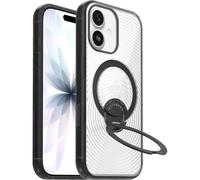 OtterBox Symmetry Stand MagSafe Case for iPhone 17, Clear/Black | Shockproof, Drop proof, Protective Thin Case, 3x Tested to Military Standard