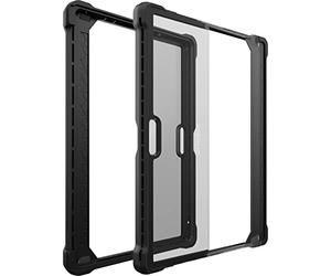 OtterBox Symmetry Studio Case for Surface Pro 8, Shockproof, Drop proof, Thin Protective Case, Tested to Military Standard, Clear/Black, Non-Retail Packaging