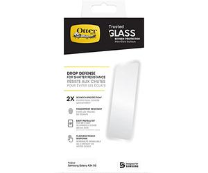 OtterBox Trusted Glass Screen Protector for Samsung Galaxy A34 5G, Tempered Glass, x2 Scratch Protection, Drop Defense for Shatter Protection