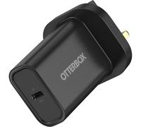 OtterBox UK 30W USB-C PD Wall Charger & 1 m USB-C to USB-C Cable, Black