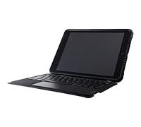 OtterBox UnlmitED Keyboard Case for iPad 10.2-Inch (7th gen 2019 / 8th gen 2020 / 9th gen 2021), Protective case with SPANISH Keyboard, Tested to Military Standard, Clear/Black, No Retail Packaging
