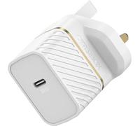 OtterBox UK Wall Charger 30W GaN - 1X USB-C 30W USB-PD, Cloud Dust White