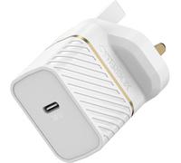 Otterbox Usb-C Pd Gan Uk Wall Charger 30W, Usb-C Fast Charger For Smartphone And Tablet, Drop Tested, Rugged, Ultra Durable, White
