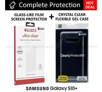 Zagg InvisibleShield Ultra Clear Curved Film Screen Protector for Samsung Galaxy S10+