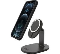 OtterBox Wireless MagSafe Charging Stand, Strong Magnetic Alignment and Attachment with MagSafe, Sl evice Charging Station for iPhone, Black