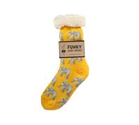 Otterdene Bartleby Sherpa Socks Ellie Elephant Size 4 8 Otterdene Multicolor One Size