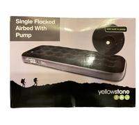 Otterdene Single Flock Airbed with Pump