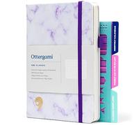 Ottergami Bullet Dotted Journal Set | Hardcover 150gsm Dotted Journal Notebook | A5 Notebook | Doted Notebok Journaling Kit Includes: Stencils, Rear Pocket & Pen Holder | The Classic