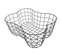 OtterPets Metal Dog Toy Basket, Bone Shaped Indestructible Dog Toy Bin, Sturdy Dog Storage Organizer, Pet Toy Basket, 17 (L) x 13 (W) x 7 (H) inches