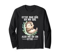 Otters Are Sweet Am Sweet So Am An Otter Cute Sleep Long Sleeve T-Shirt