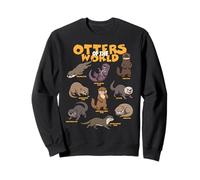 Otters Of The World Breeds Sea Animal Lover Cute Otter Sweatshirt