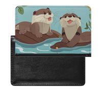 Otters Passport Holder ID Card Protector Case Holder Travel Pack Unisex-adult Waterproof Passport