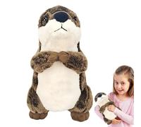 Otters Plush Stuffed Animal - Realistic Brown Plush Toy, 20cm 7.87 Inch | Soft Huggable Sea Stuffed Animal For Children Kids Gift Cuddly Toy Bedroom Nursery Decor