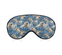 Otters Sleep Mask Eye Masks Soft Blackout Eye Shade Cover Blindfold Eyeshade for Deep Rest Travel Nap