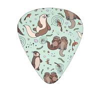 Otters Stolmx Guitar Pick Set - Full Print Design, 3 Thicknesses Available