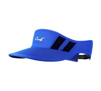 OTTERSHELL Sports Sun Visor Hat, UV Protection, Breathable Mesh, Wide Brim for Golf, Beach and Outdoor Activities (UK, Alpha, One Size, Braun Blue)