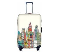 OTTKGGA Austin Texas Suitcase Cover Luggage Protector Elastic Anti-Scratch Travel Essentials Fits 18-32 Inch Luggage