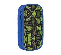 OTTKGGA Basil Thyme Dill & Rosemary Double-Layer Pencil Case Pen Bag Large Capacity School Office Travel Makeup