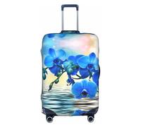 OTTKGGA Beautiful Orchid Suitcase Cover Luggage Protector Elastic Anti-Scratch Travel Essentials Fits 18-32 Inch Luggage