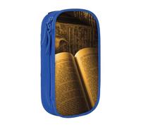 OTTKGGA Candlelight Night Reading Double-Layer Pencil Case Pen Bag Large Capacity School Office Travel Makeup