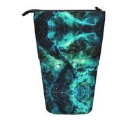 OTTKGGA Dancing Skeleton Bears Stand Up Telescopic Pencil Case Stationery Organizer with Zipper Portable School Office Student