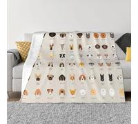 OTTKGGA Dog Breed Ultra-Soft Micro Fleece Blanket Flannel Blanket Anti Pilling Bed Couch Living Room Travel Decor