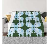 OTTKGGA Elephant Baby Ultra-Soft Micro Fleece Blanket Flannel Blanket Anti Pilling Bed Couch Living Room Travel Decor