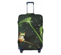 OTTKGGA Frog and Rain Suitcase Cover Luggage Protector Elastic Anti-Scratch Travel Essentials Fits 18-32 Inch Luggage