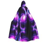 OTTKGGA Galaxy Energy Adult Hooded Cloak Party Decoration Robe Witch Vampires Halloween Christmas Cosplay Costume
