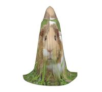 OTTKGGA Guinea Pig Hooded Cape For Teenagers Cosplay Robe Witch Vampires Grim Reaper Masquerade Party Costume