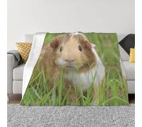 OTTKGGA Guinea Pig Ultra-Soft Micro Fleece Blanket Flannel Blanket Anti Pilling Bed Couch Living Room Travel Decor