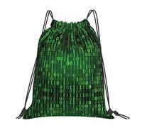 OTTKGGA Hacker Era Drawstring Bags Waterproof Swimming Gym Backpacks Large Capacity Lightweight Travel Beach