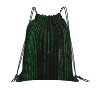 OTTKGGA Hacker Era Drawstring Bags Waterproof Swimming Gym Backpacks Large Capacity Lightweight Travel Beach