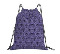 OTTKGGA Haunted Mansion Drawstring Bags Waterproof Swimming Gym Backpacks Large Capacity Lightweight Travel Beach