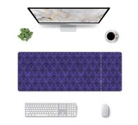 OTTKGGA Haunted Mansion Gaming Mouse Pad Desk Mat 11.8x31.5 In Laptop School Game Office Home
