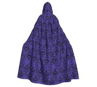 OTTKGGA Haunted Mansion Hooded Cloak Wizard Cape Grim Reaper Vampire Party Halloween Adult Cosplay Stage Costumes