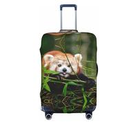 OTTKGGA Little Red Panda Suitcase Cover Luggage Protector Elastic Anti-Scratch Travel Essentials Fits 18-32 Inch Luggage