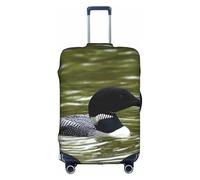 OTTKGGA Loon Nature Bird Suitcase Cover Luggage Protector Elastic Anti-Scratch Travel Essentials Fits 18-32 Inch Luggage