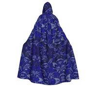 OTTKGGA Manta Ray And Fish Adults Hooded Cloak Decorative Cape Robe Vampires Witch Mysterious Cosplay Carnival Parties