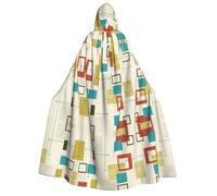 OTTKGGA Mid Century Modern Adult Hooded Cloak Party Decoration Robe Witch Vampires Halloween Christmas Cosplay Costume