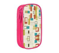 OTTKGGA Mid Century Modern Double-Layer Pencil Case Pen Bag Large Capacity School Office Travel Makeup
