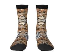 OTTKGGA Nature Elephants Ankle Socks Crew Socks Uk 4-9 Eu 36-44 Mid-Crew Length Breathable Everyday Sports Unisex