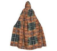 OTTKGGA Old Flag Adults Hooded Cloak Decorative Cape Robe Vampires Witch Mysterious Cosplay Carnival Parties